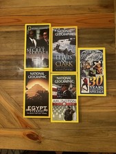 VINTAGE National Geographic VHS Tapes Lot
