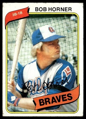 1980 Topps Bob Horner Atlanta Braves #59