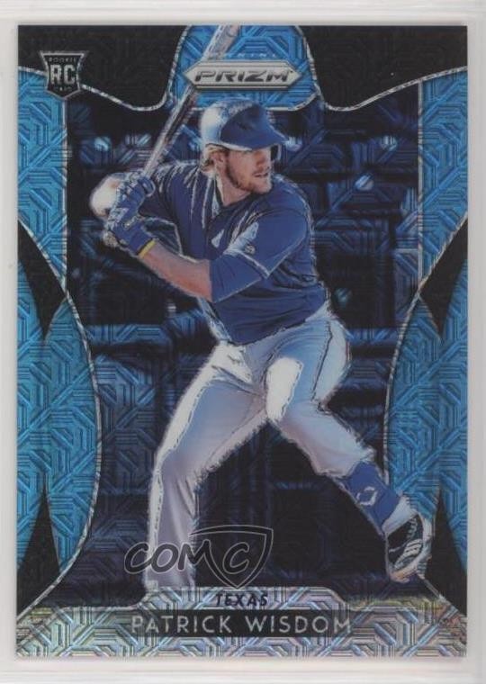 2019 Panini Prizm Blue Mojo Prizm 269/399 Patrick Wisdom #72 Rookie RC 0u2j