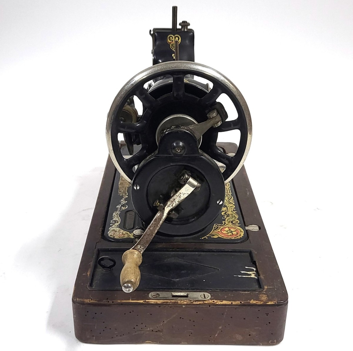 Antique Singer 128k Hand Crank Sewing Machine - 1923 Clydebank | eBay