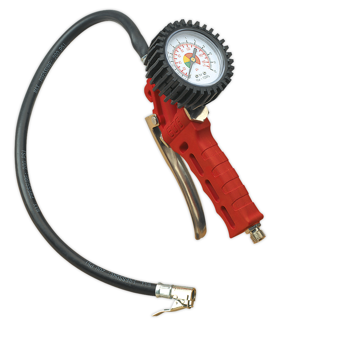 Tyre Inflator with Clip-On Connector