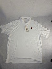 Peter Millar white performance polo shirt XXL NWT
