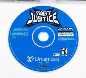 PROJECT JUSTICE COMPLETE CIB 2001 Authentic Sega Dreamcast