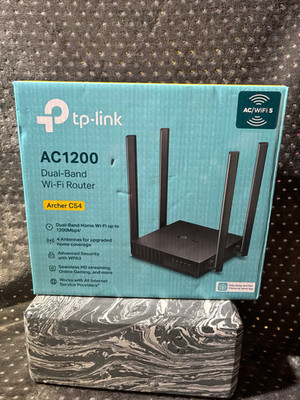 TP-LINK Archer C5 AC1200 Dualband WLAN-Router - Schwarz