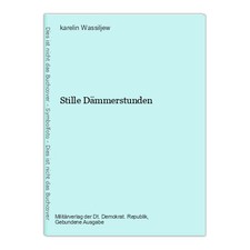 Stille Dämmerstunden Wassiljew, karelin, Cirulis: