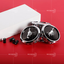 8pcs 68 Mm 2.68 Horse Badge Wheel Center Caps Rim Caps Hub Caps For Mustang