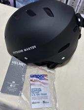 Outdoor Master Kelvin Carbon Fiber Ski Helmet Snowboard for Men & Women Medium