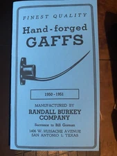 Original 1950–51 Randall Burkey Gamefowl Gaff Catalog – Successor to Bill Gorman