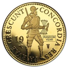 Netherlands Gold 1 Ducat Proof (Random)