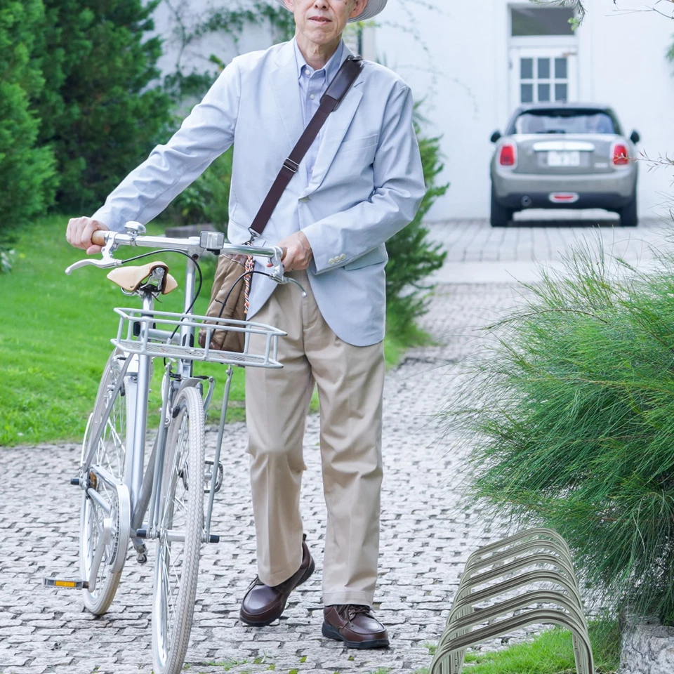 Fahrradständer Fahrradparkplatz Bodenständer Radaufsteller Bügelständer silber - Bild 3 von 4
