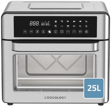 Image of Cookology Air Fryer Oven Large 25L with Touch Control 2200W - S/Steel CAF250DI