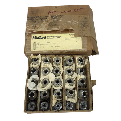 5 X McGard Wheel Lock Nut Set - 4pk. (Cone Seat) Dual Hex / Lot Deal - LOOK