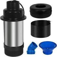 15000GPH Pond Aerator Fountain Pump 750W Floating Aerating Pump w/100FT Cord