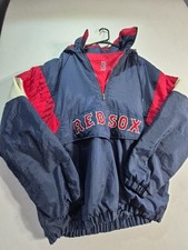 Chaqueta Pullover Vintage Majestic MLB Boston Red Sox Talla XLarge