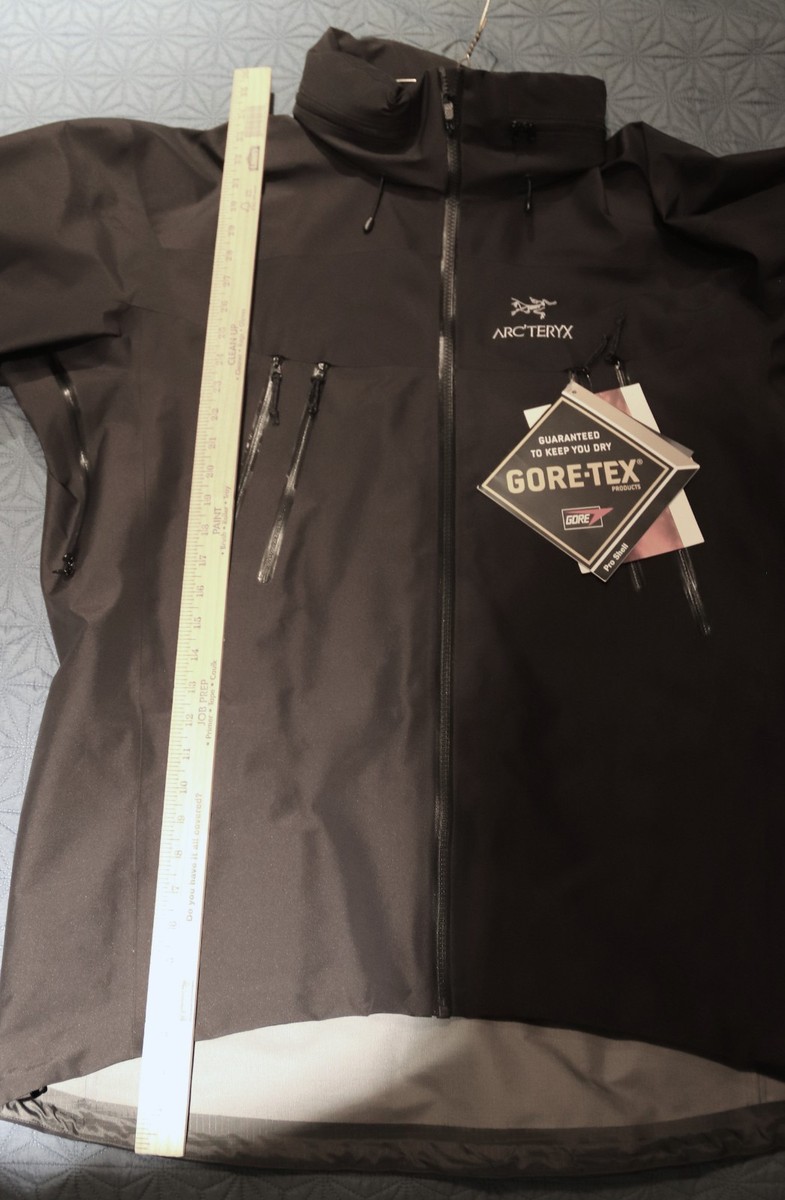 ARC'TERYX THETA SV JACKET (GORE-TEX PRO) - CANADA - BLACK - MEN's