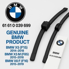Genuine BMW X5 X6 F15 F16 F85 F86 Wiper Blades 2014-2019 OEM 61610039699
