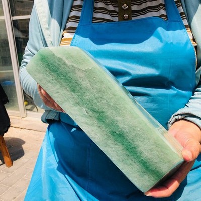 7.85LB Natural Green Strawberry Quartz Polishing Mineral Specimen Reiki Healing