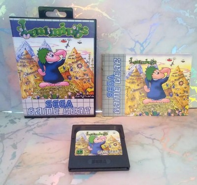 Sega Game Gear Lemmings Boxed Neu Clam Case