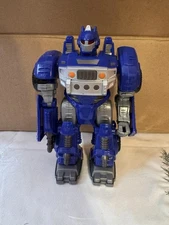 Hap-P-Kid-Toy Cybotronix Mars Robot Blue - Walking see video