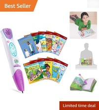 LeapReader Pink 10-Book Interactive Learning Set - Delightful Early Reader Tools