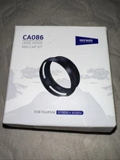 Neewer CA086 Lens Hood And Cap Kit NEW - For Fuji X100VI X100V Black