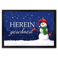 Hereingeschneit Schneemann FußMatte In 35X50 Cm