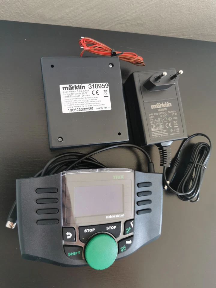Trix 66955 Mobile Station + mä 318959 Anschlussbox + T66510 Steckertrafo  Spur N - Image 2 of 4