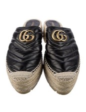 Gucci Womens Pilar Platform GG Black Size 9.5...