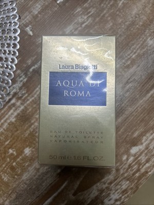 Laura Biagiotti Aqua Di Roma Eau de Toilette 50 Ml Ovp Neu Vintage