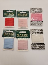 Mixed Lot Embroidery Ribbon -see Pics For Each Items Width And Length