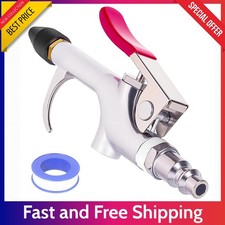 Powerful Air Blow Gun Kit With Rubber Tip - Pneumatic Dust Cleaning Nozzle Tool.