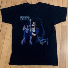 Hot Ace Frehley T-shirt, Unisex Black Cotton T-shirt, Size S-5XL