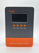 PowMr 60A MPPT Solar Charge Controller 12V-48V LCD Display Regulator - Orange
