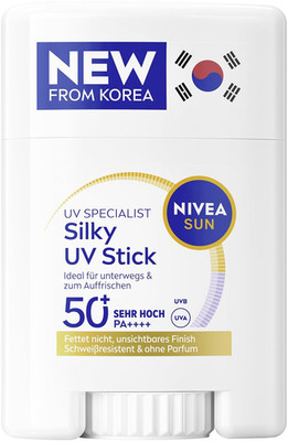 NIVEA SUN UV Stick LSF 50+ (15 G), Ultraleichter Sonnenschutz Für Das Gesicht, S