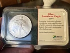UNC 2004 American Silver Eagle 1 oz Silver in Littleton Coin Pack