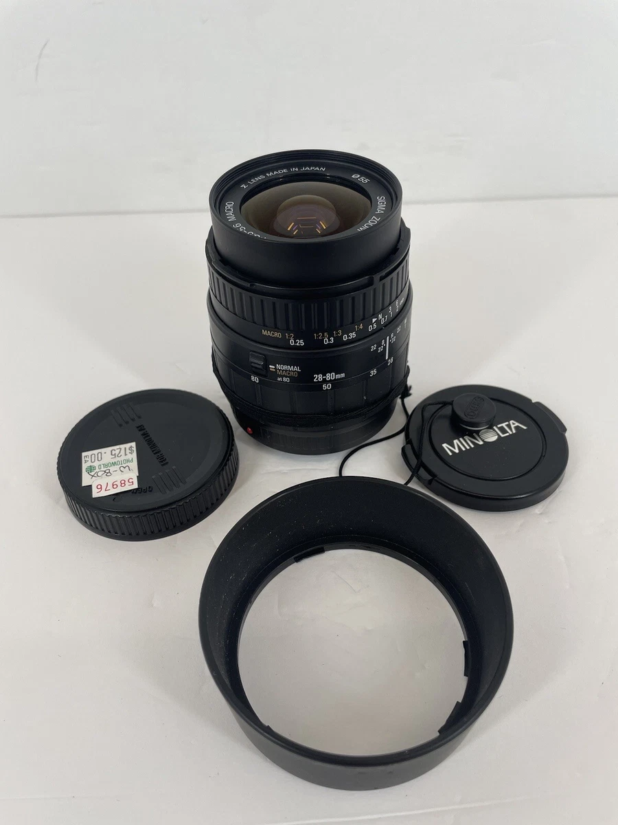 Sigma Zoom 28-80mm Focal Camera Lenses for sale | eBay