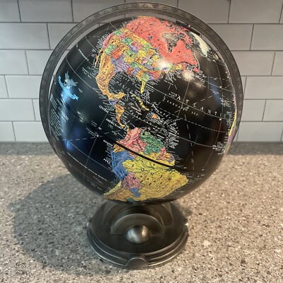 REPLOGLE 12INCH 地球儀 Levenger Replogle 12 Inch Starlight Globe, Art Deco Base