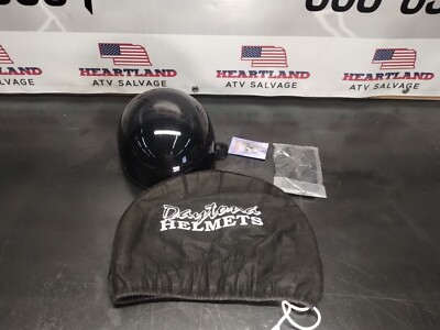 Daytona Helmets Half Skull Cap Motorcycle Helmet   DOT Approved Size L. Hp