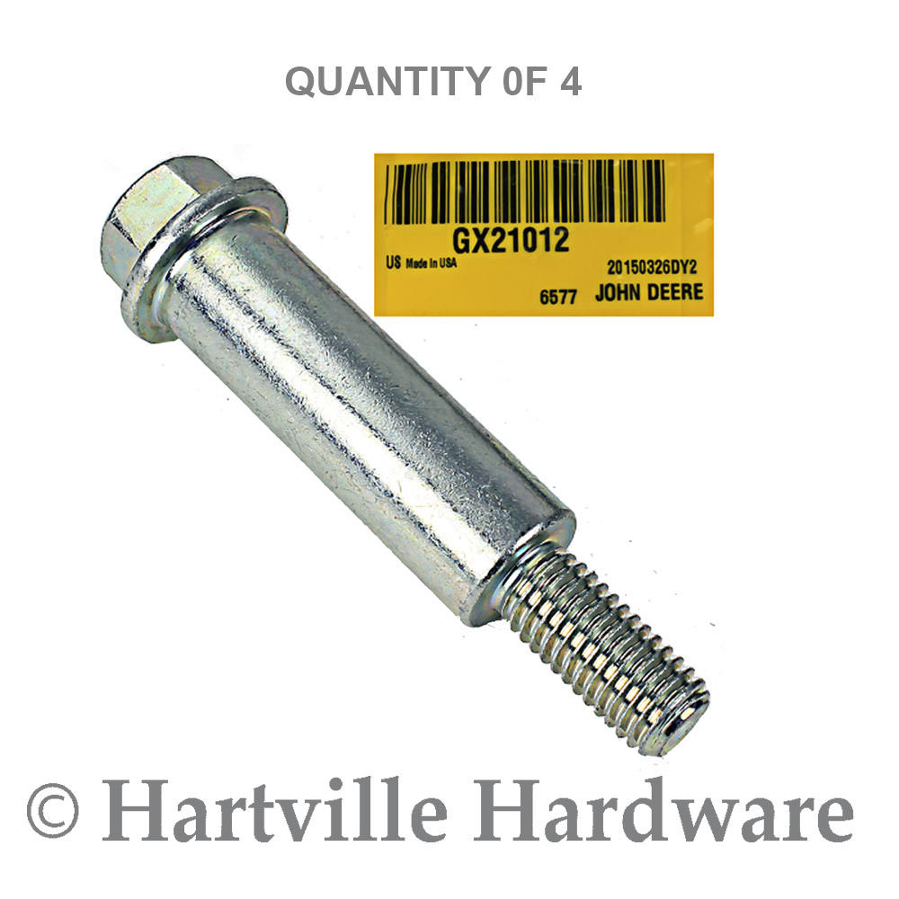 John Deere Original Equipment Screw #GX21012 (4-Pack)