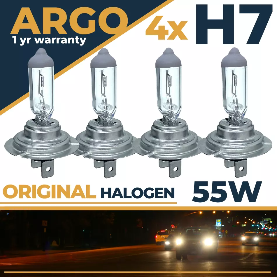 H7 55w Halogen Headlight Headlamp Fog Bulb 2 Pins 477 499 PX26d