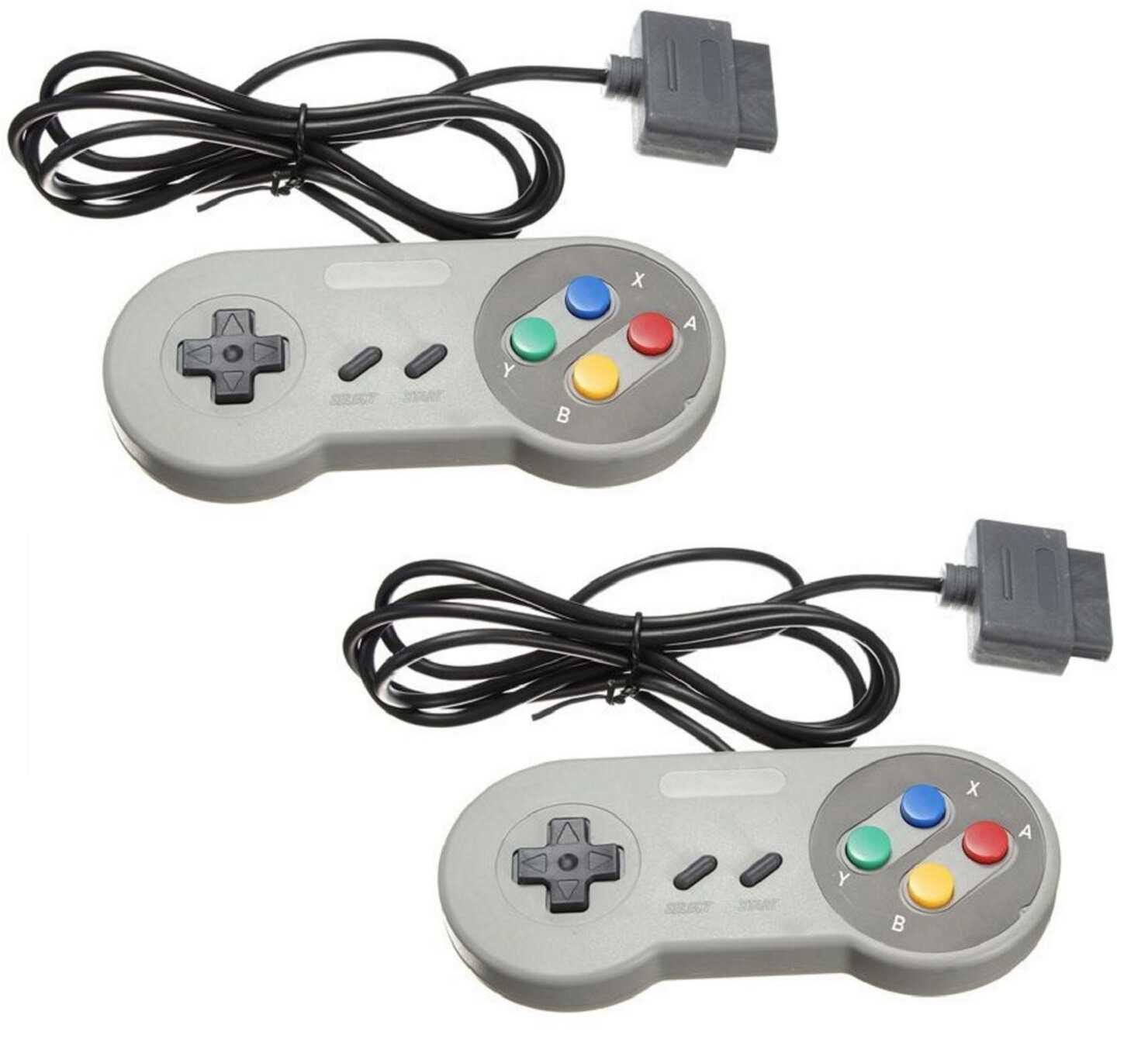 2 X Manette SNES (Super Nes) contrôleur pour Super Nintendo