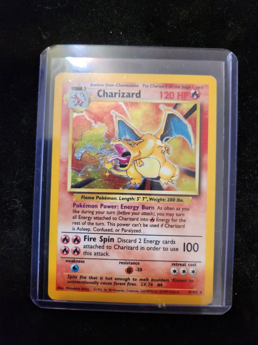 【英語版】リザードン Charizard Base Set Pokémon TCG Charizard Base Set 4/102 Holo Rare | eBay