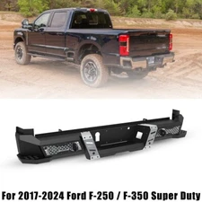 Steel Rear Bumper For 2017-2025 F-250/F-350 Super Duty with LED Lights