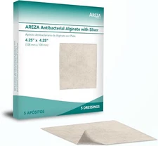 Areza Medical - Silver Alginate (Antibacterial Alginate with Silver) - Sterile -