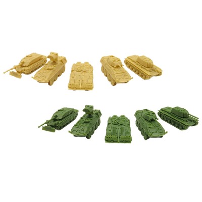 5x Tank Model Tabletop Decor Ornaments DIY Puzzle Building Projects Education