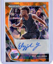 2021 Prizm Draft Picks Orange Ice Autograph #DP-EGO Elyjah Goss - IUPUI - MINT