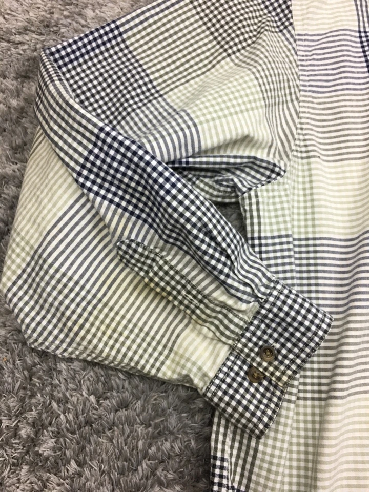 Chaqueta Sonoma para mujer talla 2X verde azul a cuadros cremallera completa Foto 4 de 4