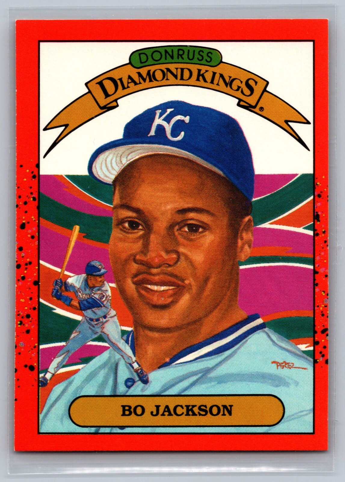 1990 Donruss Baseball Bo Jackson #1 Diamond Kings