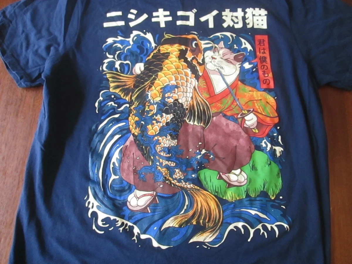 The cat and the koi shirt cheap