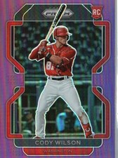 2022 Panini Prizm #94 Cody Wilson Purple Prizm